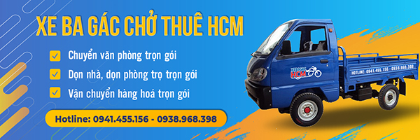 đơn vị cho thuê xe ba gác quận tân bình