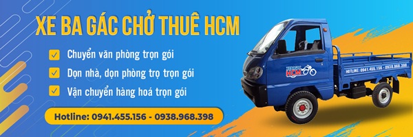 Đơn vị cho thuê xe ba gác quận 2